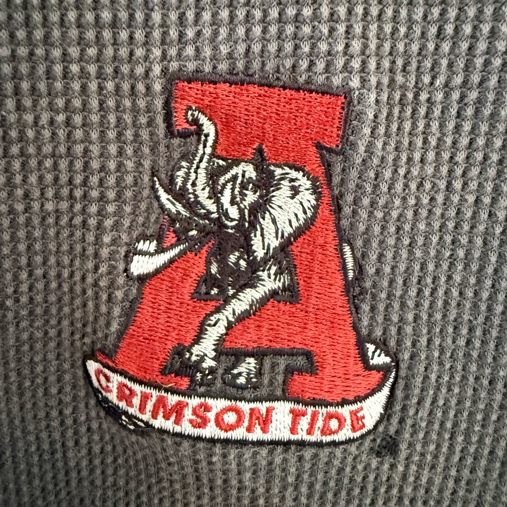 Nike University of Alabama Charcoal Waffle Sweatshirt - Picture 3 of 5